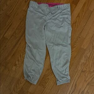 Gray softball pants